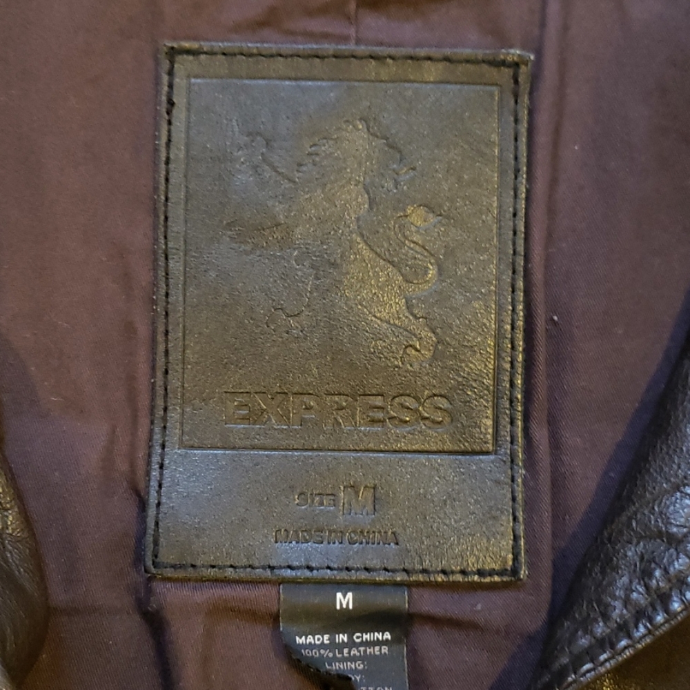 Express Lightweight Leather Jacket - image 2